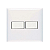 Conjunto 4x4 2 Interruptores Simples Branco - Thesi Bticino - Imagem 1