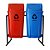 Conjunto Lixeira Basculante 60L Com Suporte Lar Plásticos - Imagem 1