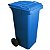 Contentor para lixo 120L Usaplast - Imagem 3