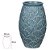 VASO DECORATIVO POLIRESINA (AZUL BRANCO) 43cm 26,5d (FLORARTE) - Imagem 1