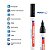 edding 750 - Kit c/8 Marcadores permanentes - Base solvente - Alta temperatura - 2 a 4 mm - Imagem 4