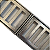 Ralo linear 10x50 grelha com suporte ( 1 peça 10x50cm ) - Imagem 3