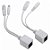 Par De Cabo Adaptador Injetor Poe Rj45 Macho E Fêmea 20 Cm - Imagem 1