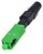 Conectores Sc-apc Fibra Óptica Fast Verde - 10 pcs - Imagem 3