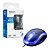 Mouse Optico USB 1000DPI LED Azul Exbom - MS-10 - Imagem 1
