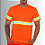 Camiseta Masculina Básica Malha Fria PV Com Faixa Refletiva Verde - Imagem 11