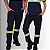 Calça Brim Pesado Profissional,Cargo - Com Faixa Refletiva Verde - Cores - Imagem 2