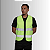 Colete de Proteção Refletivo Verde C/ Faixa Cinza - Imagem 1