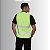 Colete de Proteção Refletivo Verde C/ Faixa Cinza - Imagem 2