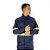 Camisa NR10 - 100% Algodão com Faixa Refletiva Verde - Azul Marinho - Imagem 1
