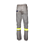 Calça NR10 - 100% Algodão com Faixa Refletiva Verde - Cinza Claro - Imagem 3