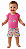 CONJUNTO BEBE MENINA BODY COTTON ESTAMPA DE ABELHINHA BRANDILI - Imagem 1