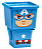 KIT 02 POTES EMPILHÁVEIS CAPITÃO AMERICA - Imagem 1