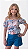 CONJUNTO BLUSA CIGANINHA ESTAMPADA E SHORT LISO - CARINHOSO - Imagem 2
