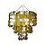 CHANDELIER DE MADREPÉROLA AMARELA 45 - Imagem 3