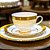 CONJUNTO EM PORCELANA DANKOTUWA OURO DE PRATOS PARA SOBREMESA - Imagem 4