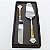 KIT ESPÁTULA E FACA PARA BOLO EM INOX E OSSO - Imagem 2