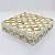 CAIXA EM MADEIRA EM MADREPÉROLA DESIGN FOLHAS 20x20x5cm - Imagem 1