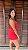 Baby Doll Feminino Vermelho Liso - Imagem 3