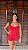 Baby Doll Feminino Vermelho Liso - Imagem 1