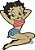 Patch Betty Boop USA 10x07 cm - Imagem 1