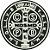 Patch Medalha de São Bento 08x08 cm - Imagem 1