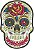 Patch Caveira Mexicana 10x07 cm - Imagem 1