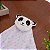 Naninha de Bebê Porta Chupeta Ursinho Panda Rosa - Imagem 2