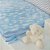 Trocador de Bebê de Cômoda com Espuma Plastificado Azul Bebê Nuvens - Imagem 2