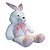 Coelho Coelhudo 90cm - Branco Rosa - Imagem 2