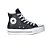 Tênis Converse Chuck Taylor All Star Plataforma Hi Couro - Preto/Preto - Imagem 1