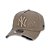 Boné New Era 940 Destroyed New York Yankees Kaki - Strapback - Imagem 1