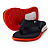 Chinelo Kenner Rakka Kids - Preto/Laranja/Branco - Imagem 1