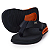 Chinelo Kenner Rakka Kids - Preto/Laranja - Imagem 1