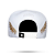 Bone BLCK Snapback Wings Holografic Dourado - Branco - Imagem 3