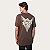 Tshirt MCD Regular Anja Pipa Caveira - Marron - Imagem 1