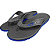 Chinelo Oakley Crowd - Preto/Azul - Imagem 1