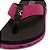 Chinelo Kenner Kivah - Preto/Rosa - Imagem 2
