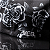 Boné MCD Aba Reta Fitão Strapback Especial Flexfit Roses Preto - Imagem 3