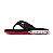 Chinelo Kenner Rakka Ultra Force - Preto/Vermelho/Branco - Imagem 1