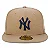 Boné 59FIFTY Aba Reta MLB New York Yankees - Bege - Imagem 2