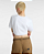 Tshirt Vans Cropped V Crew Feminino - Branco - Imagem 2