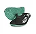 Chinelo Kenner Red - Preto/Verde Claro - Imagem 1