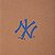 Tshirt New Era Manga Curta New York Yankees Logo Frontal - Marrom - Imagem 3