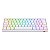 Teclado Mecânico Gamer Fizz PRO RGB, Switch Marrom, ABNT2, Branco - K616-RGB-W - Imagem 2