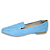 MOCASSIM MARY AZUL COURO NOBUCK TAMANHO GRANDE - Imagem 2