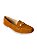 MOCASSIM NATHI LUXO NOBUCK CARAMELO - Imagem 1