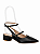 SLINGBACK BLACK SALTO BLOCO -3CM - Imagem 3