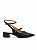 SLINGBACK BLACK SALTO BLOCO -3CM - Imagem 2