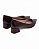 SCARPIN CAFÉ SALTO BLOCO 3CM - Imagem 2